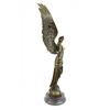 Image 1 : Female Knight Warrior with Sword Bronze Sculpture