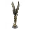 Image 2 : Female Knight Warrior with Sword Bronze Sculpture