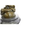 Image 9 : Female Knight Warrior with Sword Bronze Sculpture