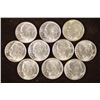 Image 1 : 10 ASSORTED 1950'S & 60'S SILVER ROOSEVELT DIMES