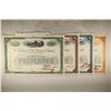 Image 2 : 4 ASSORTED VINTAGE RAILROAD STOCK CERTIFICATES