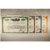 Image 2 : 4 ASSORTED VINTAGE RAILROAD STOCK CERTIFICATES