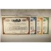 Image 3 : 4 ASSORTED VINTAGE RAILROAD STOCK CERTIFICATES