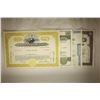 Image 2 : 4 VINTAGE STOCK CERTIFICATES, 1952 GULF STATES