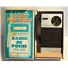 Image 1 : AM / FM POCKET REALISTIC RADIO W/ ORIGINAL BOX