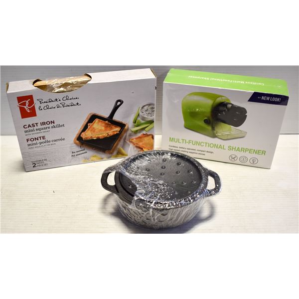 NEW ITEMS CAST IRON LID POT 5"