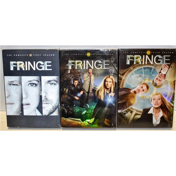 FRINGE DVD SETS - SEASONS 1-2-3