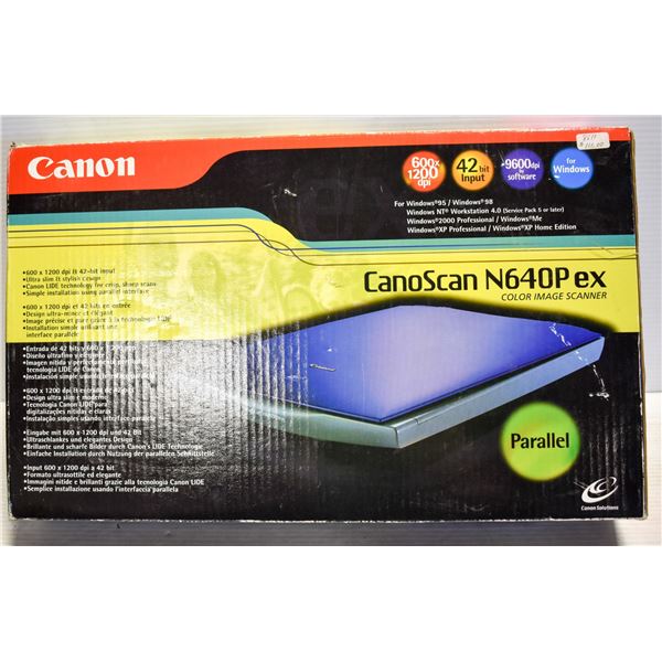 CANON CANOSCAN N640PEX COLOR IMAGE SCANNER