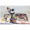Image 1 : 2 ASSORTED HOCKEY BOOKS WITH LARGE NHL MUG