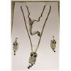 Image 1 : OWL PENDANT ON 18 IN CHAIN PLUS EARRINGS