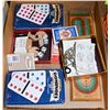 Image 1 : BOX OF GAMES INCL. DOMINOES DOUBLE-NINE SET