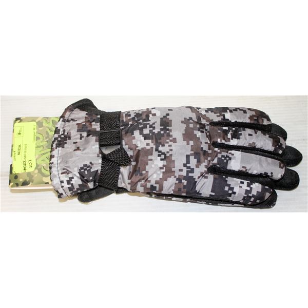 SZ M-L CAMO GLOVES
