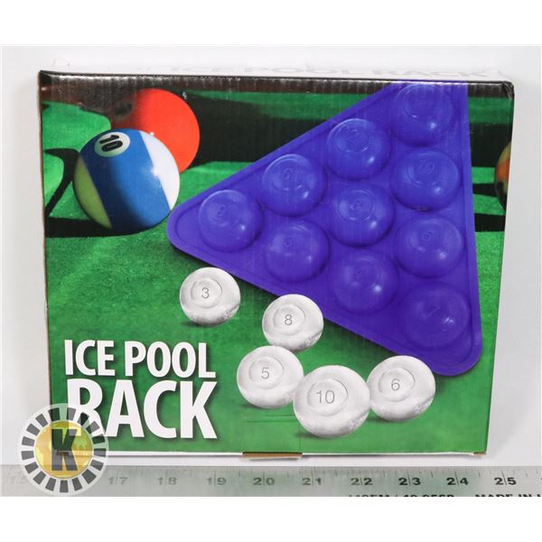 NEW POOL BALL ICE TRAY. DISHWASHER SAFE