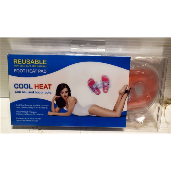COOL HEAT REUSABLE FOOT HEAT PAD KIT - IN STYLE