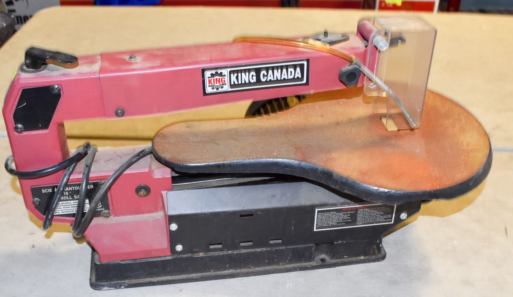 KING CANADA SCROLL SAW