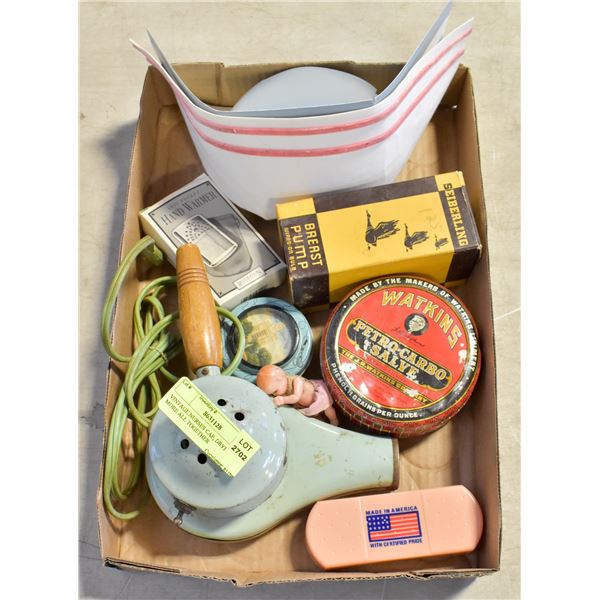 VINTAGE NURSES CAP, DRYER AND MORE ALL TOGETHER