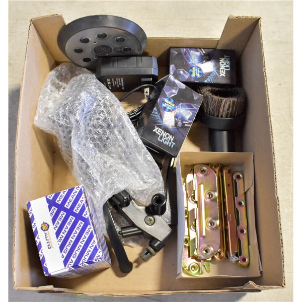 BOX OF PARTS AND TOOLS