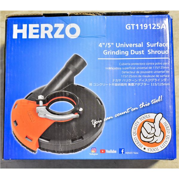 NEW GRINDING DUST SHROUD