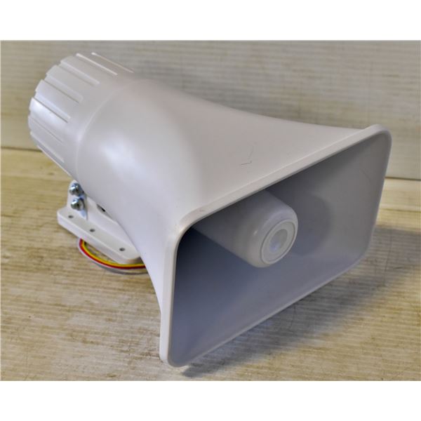 ELECTRIC WHITE MEGAPHONE