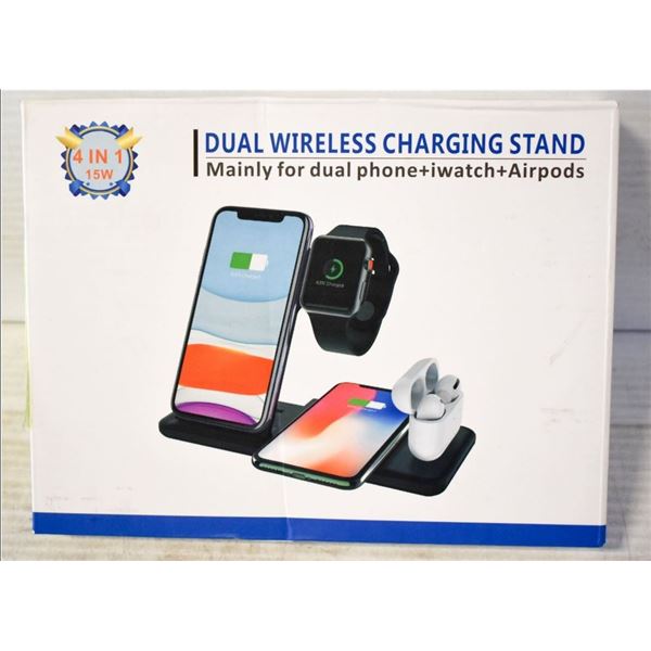 DUAL WIRELESS CHARGING STAND