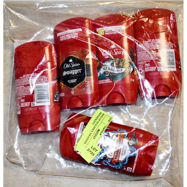 BAG OF OLD SPICE SWAGGER DEODERANT
