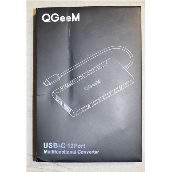 QGEEM USB-C 12 PORT MULTI CONVERTER