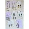 Image 1 : 8 PAIRS OF NEW CRYSTAL EARRINGS