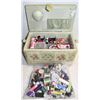 Image 1 : SEWING BOX AND GIRL GUIDE BADGES