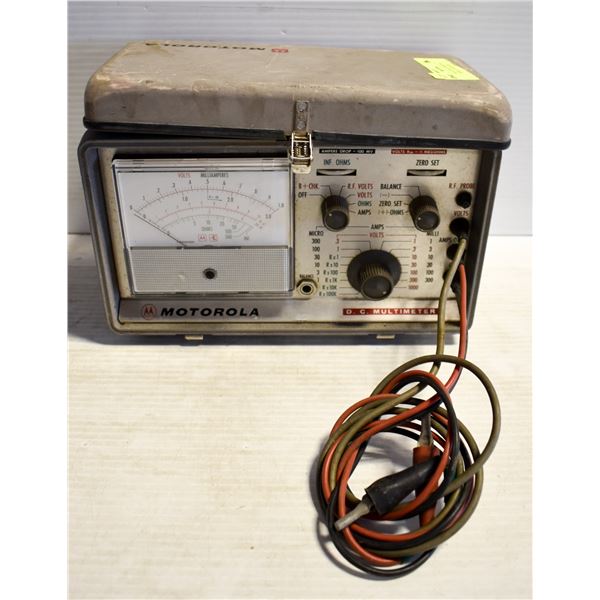 DC MOTOROLA MULTIMETER MODEL S1052B - UNTESTED