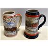 Image 1 : 2 BUDWEISER STEINS