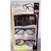Image 1 : FOSTER GRANT LDS READING GLASSES 3 PACK +1.50