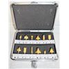 Image 1 : NEW 12PC CARBIDE ROUTER SET, ¬ IN SHANK