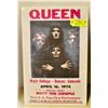 Image 1 : 1974 QUEEN CONCERT POSTER - REPRODUCTION
