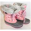 Image 1 : YOUTH SIZE 12 WINTER BOOTS WITH SIDE ZIPPER