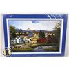 Image 1 : NEW 1000PC PUZZLE FARM HOUSE THEME