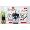 Image 1 : 2 NEW DRAWING INSTRUCTION BOOKS WITH 12