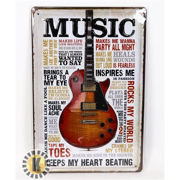 NEW MUSIC MAKES…METAL WALL ART