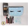 Image 1 : MAKE UP BAG WITH NEW MAKE UP PRODUCTS BLUE