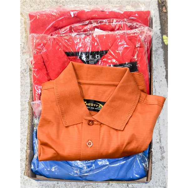 FLAT OF VARIOUS NEW DRESS SHIRTS - VARIOUS SIZES