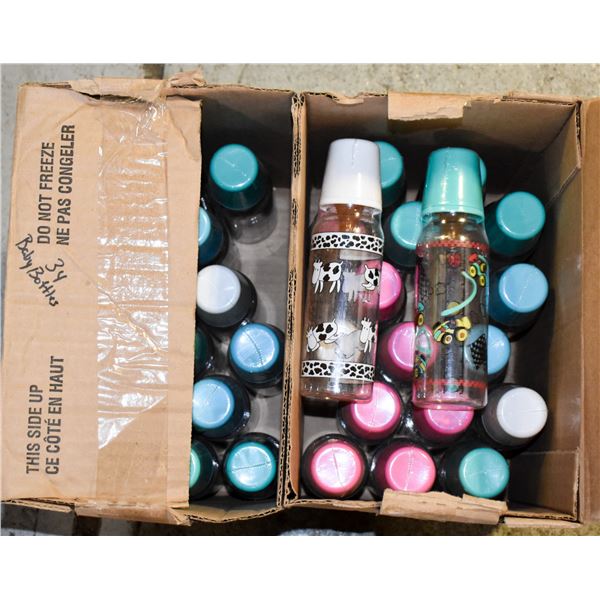 BOX OF INFANT BOTTLES