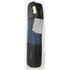 Image 1 : BLUE LEAF PATTERN TPE YOGA MAT WITH STRETCH STRAPS
