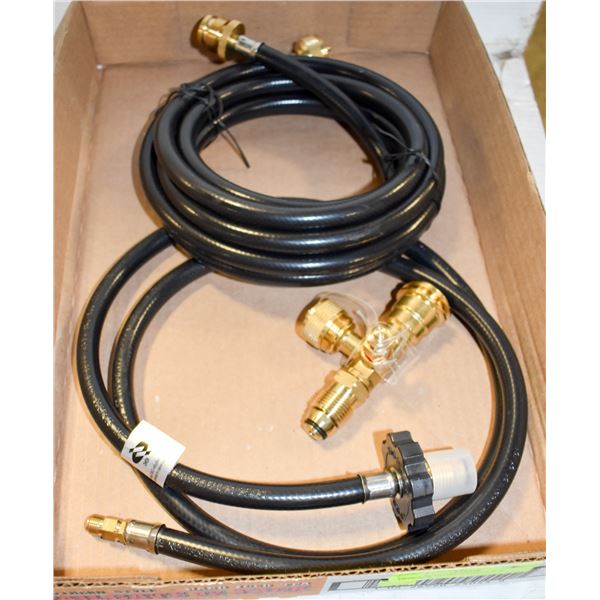 PROPANE HOSES WITH QUICK CONNECT