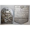 Image 1 : JOHN A MACDONALD AND ALBERTA METAL PLAQUES