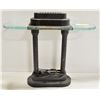 Image 1 : GLASS & METAL DIMMING LAMP