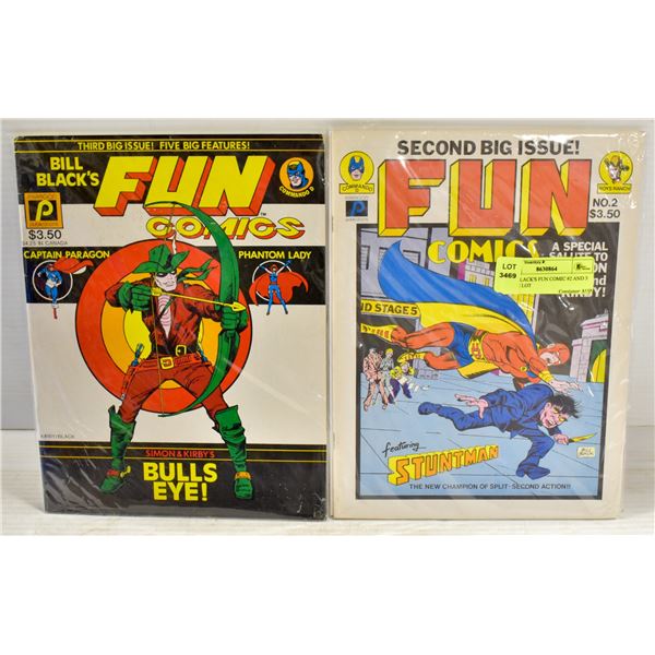 BILL BLACK'S FUN COMIC #2 AND 3 COMIC LOT