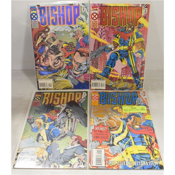MARVEL BISHOP #1-4 MINI SERIES COMIC LOT