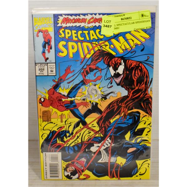 MARVEL SPECTACULAR SPIDERMAN #202 COMIC