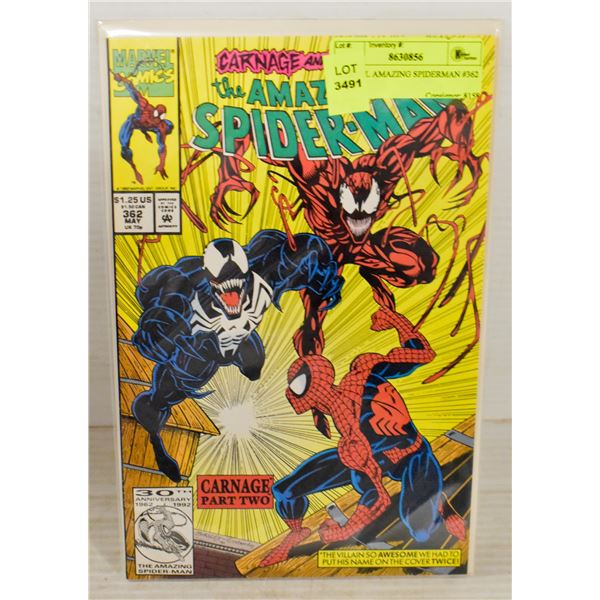 MARVEL AMAZING SPIDERMAN #362 COMIC