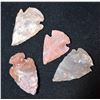 Image 1 : 4 AGATE ARROWHEADS