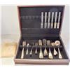 Image 1 : ASSORTED SILVER FLATWARE IN WOODEN CASE